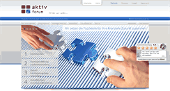Desktop Screenshot of aktiv-forum.de