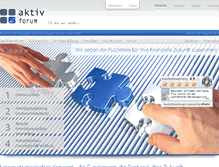 Tablet Screenshot of aktiv-forum.de